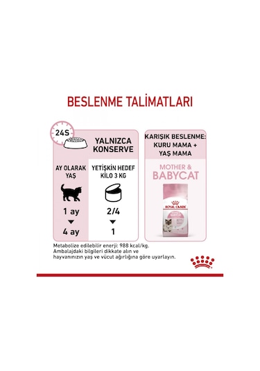 Royal Canin Babycat Instinctive Konserve Yavru Kedi Maması 195 G