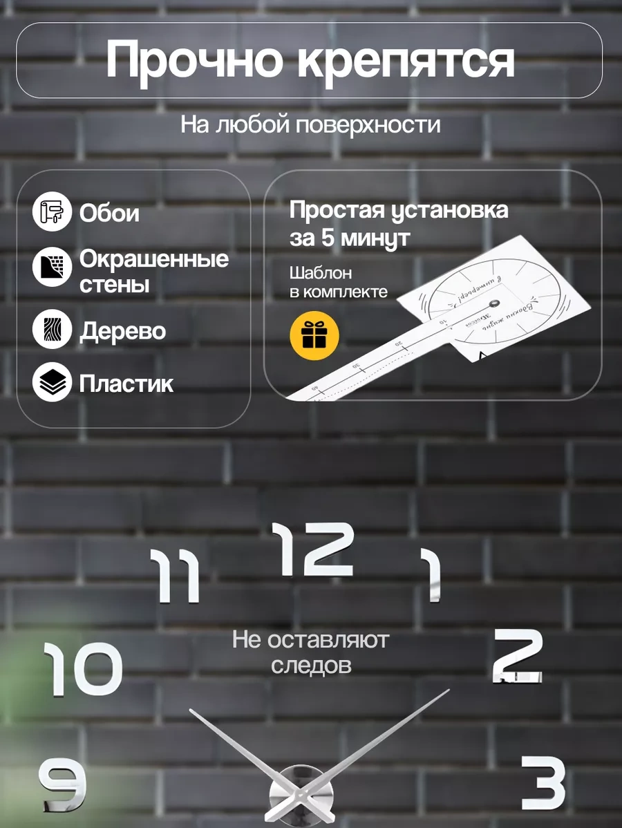 Casy Market Mutfak İçin Dekoratif Rakamlı Duvar Saati 257017912 Beyaz