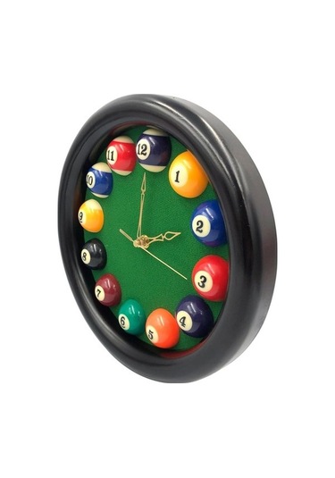 Trendooze Ve Top Şık Saati Havuz Dayanıklı Çerçeveli Bilardo Ahşap - Yp