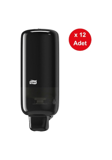 Tork Köpük Sabun Dispenseri Siyah X 12 Adet 561508 Siyah