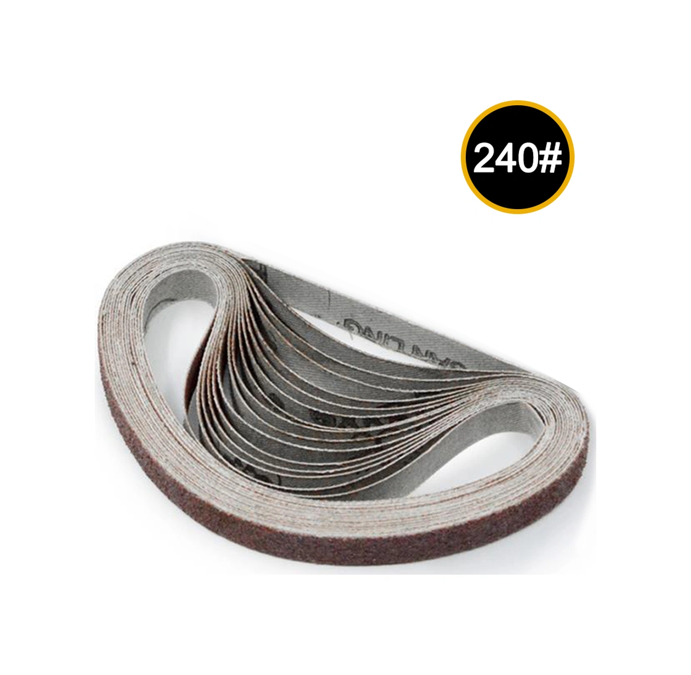 Skycity 10 Adet 10x330mm Alüminyum Oksit Zımpara Kayışı - Fırçasız/elektrikli Aletler İçin, 120 -1000 Zımparalama Tabanı