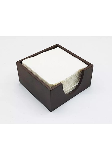 Adwoodcraft 14x14x7 Cm, Kahverengi Peçetelik 185130490 Kahverengi