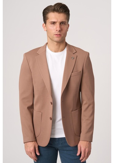 White Stone 2025-y C4026 Ceket Kahverengi