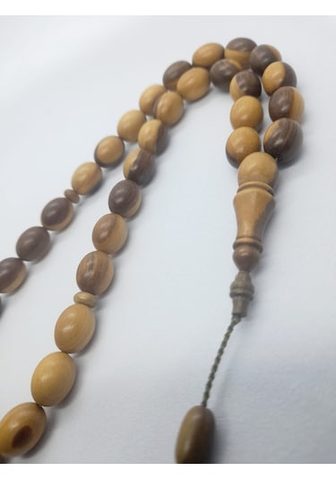 Akay Usta İmzalı Uçlu Küre Kesim Kokulu Çift Renk Pelesenk Tesbih