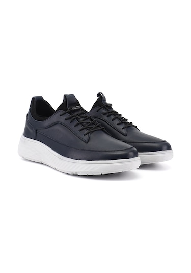 Gönderi(R) Gönderi R Erkek Lacivert Bağcıklı Hakiki Deri Sneaker Ddma85142870