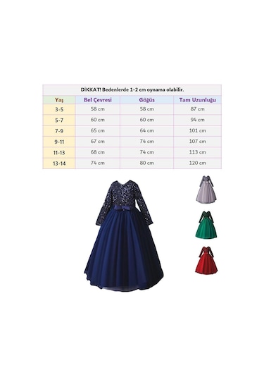 Mashotrend Kırmızı Zara Payetli Çocuk Abiye - Kız Çocuk Elbise Kırmızı