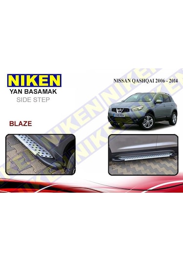 Nissan Qashqaı Yan Basamak Koruma 2006-2014 Lüx Tip Noktalı