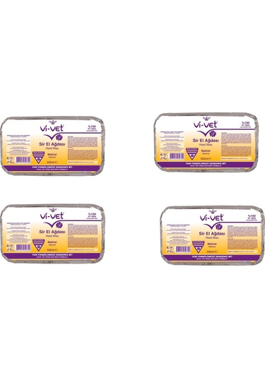 Vi-Vet Natürel Kalıp Sir Ağda 500 ML x 4