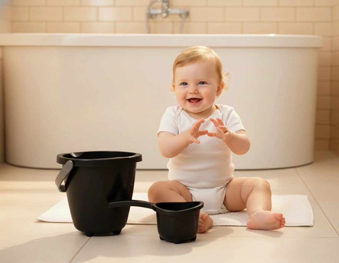 Babyjem 921 Elegant Kova & Maşrapa Set Siyah