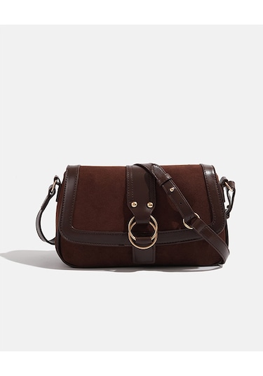 Charhp&kejnt Retro Çanta Buzlu Omuz Askılı Çanta Kahve Kahverengi