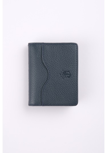 Ancora Leather Hakiki Deri Kartlık-26207 Lacivert