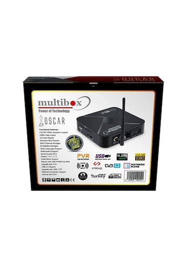 Multibox Oscar Mini Hd Internetli Uydu Alıcısı