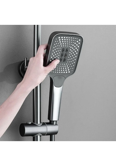 Boheme Fleko Piyano Fonksiyonel Duş Seti Antrasit Renk Diğer