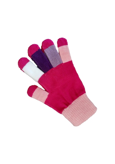 Hepsine Rakip Kız Erkek Triko Eldiven Kışlık Örgü Renkli Unisex
