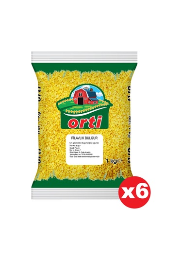 Orti Pilavlık Bulgur 6 x 1 KG
