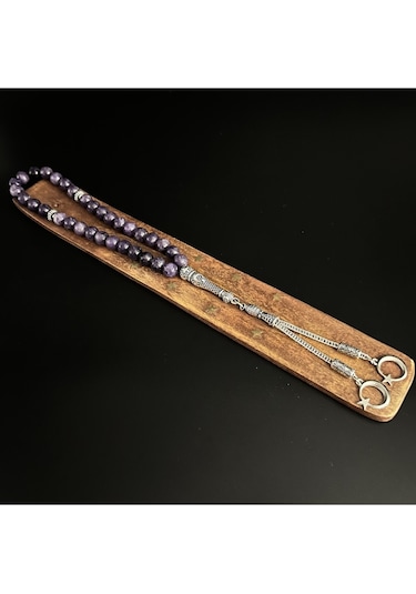 Lepidolit 8mm 33lük Doğal Taş Tesbih