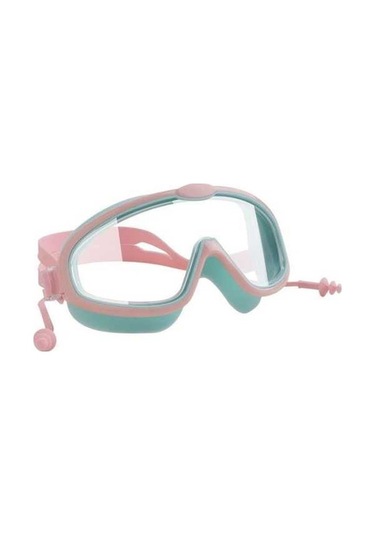 Artfulabode Yüzme Yeşil Yapışık Tıkaçlı Sones Pembe Önleyici Kulak Gözlüğü Çocuklar İçin Büyük Buğu Ef Çok Renkli