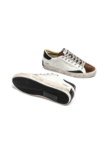 Sneaker Günlük Erkek 11072aa8 Crime London Dıstressed 2.00 White Beyaz