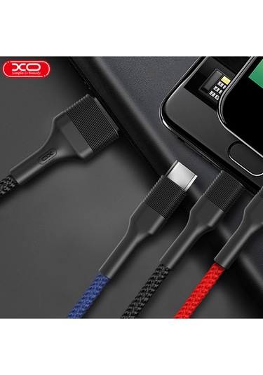 3a Hızlı Şarj Lightning Type-c Usb-c Micro Iphone Android Uyumlu