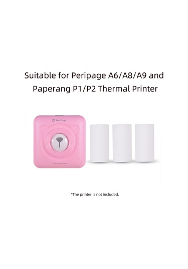 Singree A6/a8/a9 İçin 3'lü Paket Uzun Ömürlü Termal Yapışkan Kağıt Ruloları