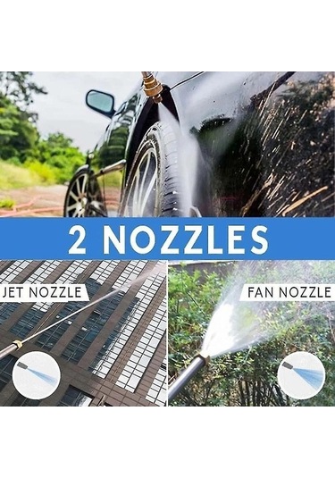 Dancemonkey Çift Nozzüllü Yüksek Basınçlı Ev, Araba, Bahçe Temizleyici, Uygun Pratik Kullanıma