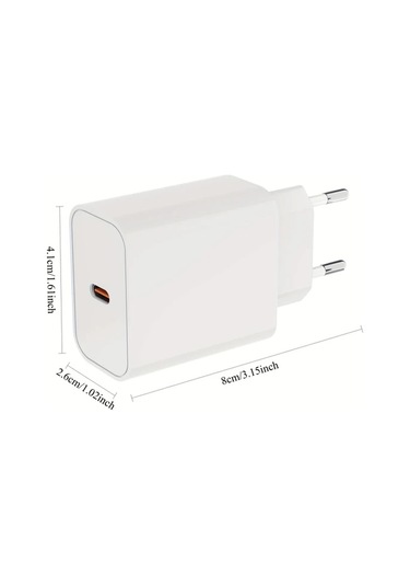 Honeybeeshop İphone 20w Hızlı Şarj Cihazı Ve 2m Lightning Kablo Pd3 0 Usb C İphone İpad Uyumlu