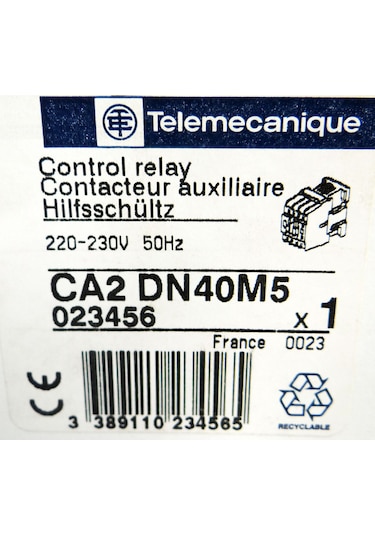 Telemecanique Ca2 Dn40m5 220-230v/50hz 10 Amper Konkatör