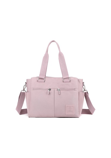 Yeni Moda Kadın Omuz Çantası Yüksek Kalite Büyük Kapasiteli Kadın Crossbody Çanta Kadınlar İçin Suya Dayanıklı Çok Fonksiyonlu Çanta Açık Pembe