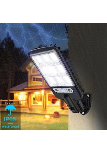 Novahub 616 Güneş Enerjili Sokak Lambası Led İnsan Vücudu İndüksiyon Bahçe Lambası, 72 Smd Uzaktan Kumanda Yok 3187