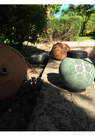 Greentech Güneş Enerjili Dekoratif Led Fener / Askılı Bahçe Feneri / Bahçe Dekorasyon Feneri / GT-SL25G