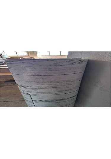 Parke Desen Zemin Muşambası Keçeli Gri Renk Kaliteli Mineflo Pvc Zemin Kaplama Gri