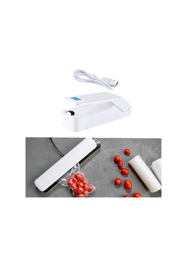 Suntek Küçük Torba Sızdırmazlık Makinesi Gıda Depolama Beyaz