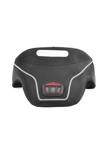 Hayalet Yarış Gr-hb07 Motosiklet Boyun Koruyucu Ralli Anti-düşme Koruyucu Dişli Yarış Sürme Şövalye Boyun Koruma Siyah