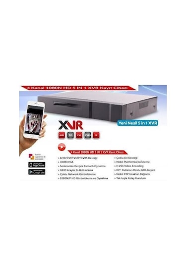 River World Kamera Kayıt Cihazı Xvr 4 Kanal