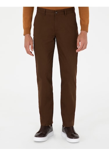 Pierre Cardin Erkek Kahverengi Pantolon Kanvas-chino 50292505-vr029 Kahverengi