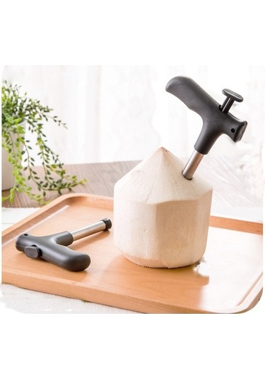 Dancemonkey Hindistan Cevizi Kabuğu Açıcı, Delik Delme Kapağı Açıcı Siyah