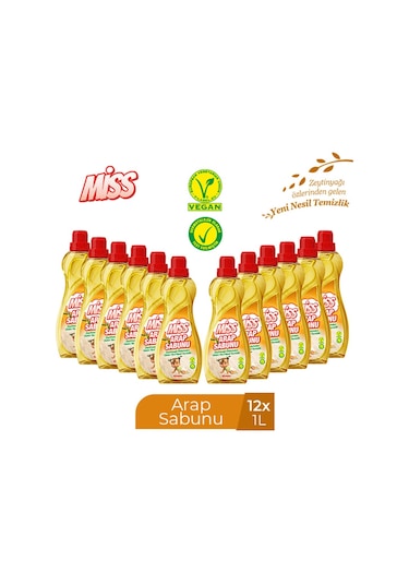 Miss Sıvı Arap Sabunu 12 x 1 L