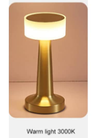 Taşınabilir Şarjlı Masa Lambası Dimmerli Dekoratif Denver Abajur