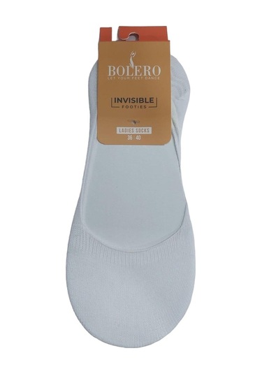 3'lü Kadın Pamuklu Babet Çorap-beyaz Beyaz