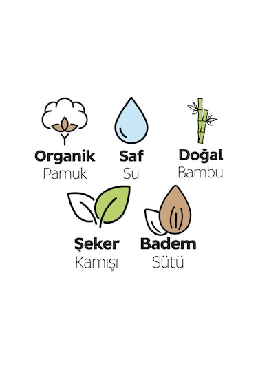 Sleepy Bio Natural Islak Bebek Havlusu 6 X 40'Lı