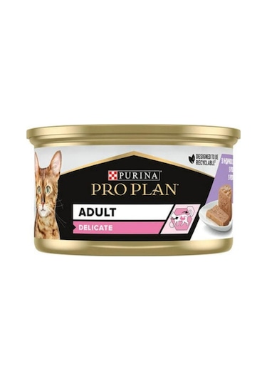 Pro Plan Delicate Hindili Kedi Konservesi 85 Gr 24 Adet