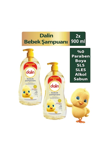 Dalin Bebek Şampuanı - 900 ML x 2 Adet
