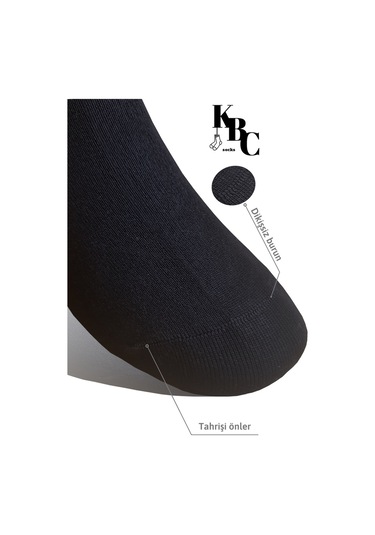 12'li Çok Renk Dikişsiz Bambu Erkek Yazlık Klasik Çorap Seti Çok Renkli