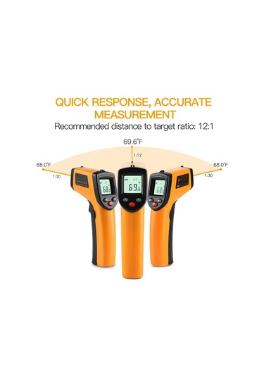 Benetech Gm320 -dijital Kızılötesi Ir Termometre - Sıcaklık Ölçer