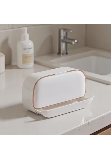 Büro Ev Ofis Düzeni İçin Duvar Tipi Kapaklı Drenaj Bölmeli Sabunluk Diğer