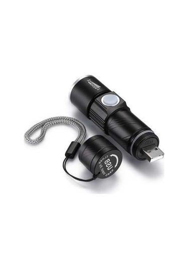 Ebitda Usb Ultraviyole El Feneri Yeşim Tanımlama 395nm Floresan Dedektörü Siyah Kompakt 5w Led Siyah