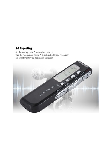 Samdoo 8gb Akıllı Ses Kayıt Cihazı, Mp3 Çalar Ve Telefon Kayıt Özellikli