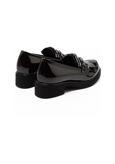 Vernice Nero Oxford Klasik Kadın 844003mk Donna Serena 4003mk Vernıce Nera Siyah