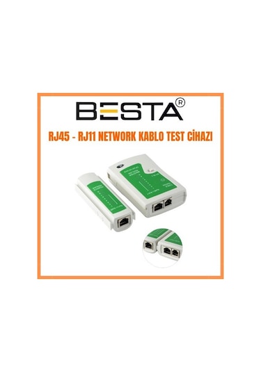 Rj45 / Rj11 Tester Adsl Kablo Cat5 Cat6 Kablo Test