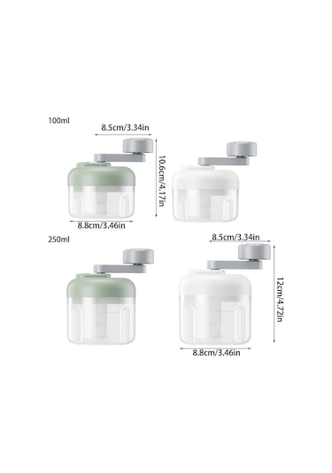 Elde Taşınabilir Küçük Sarımsak Ezici Kullanışlı Manuel Mutfak Aleti Verimli Sarımsak Kıyma Makinesi Hızlı Sarımsak Ezme İçin Uygun Beyaz L Boyutubeyaz Siyah